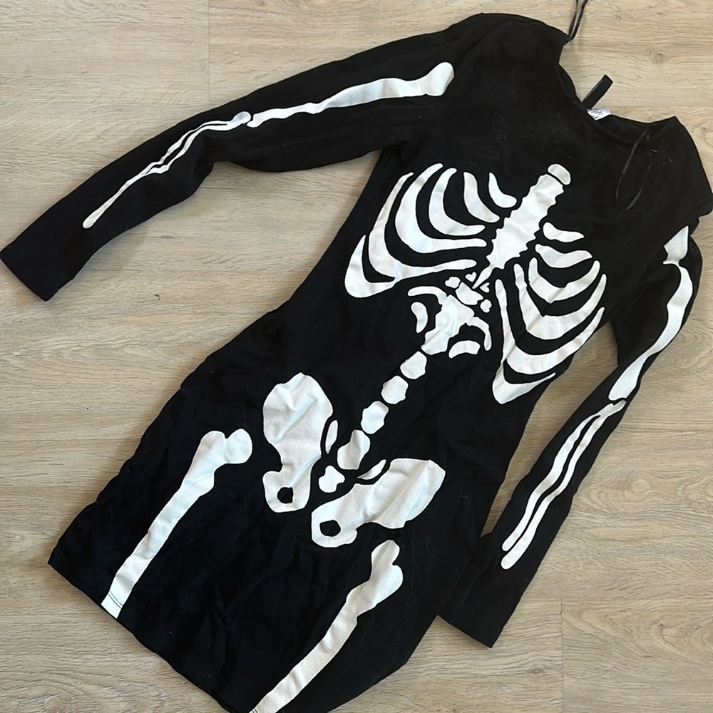Skeleton dress from h&m size Us 8